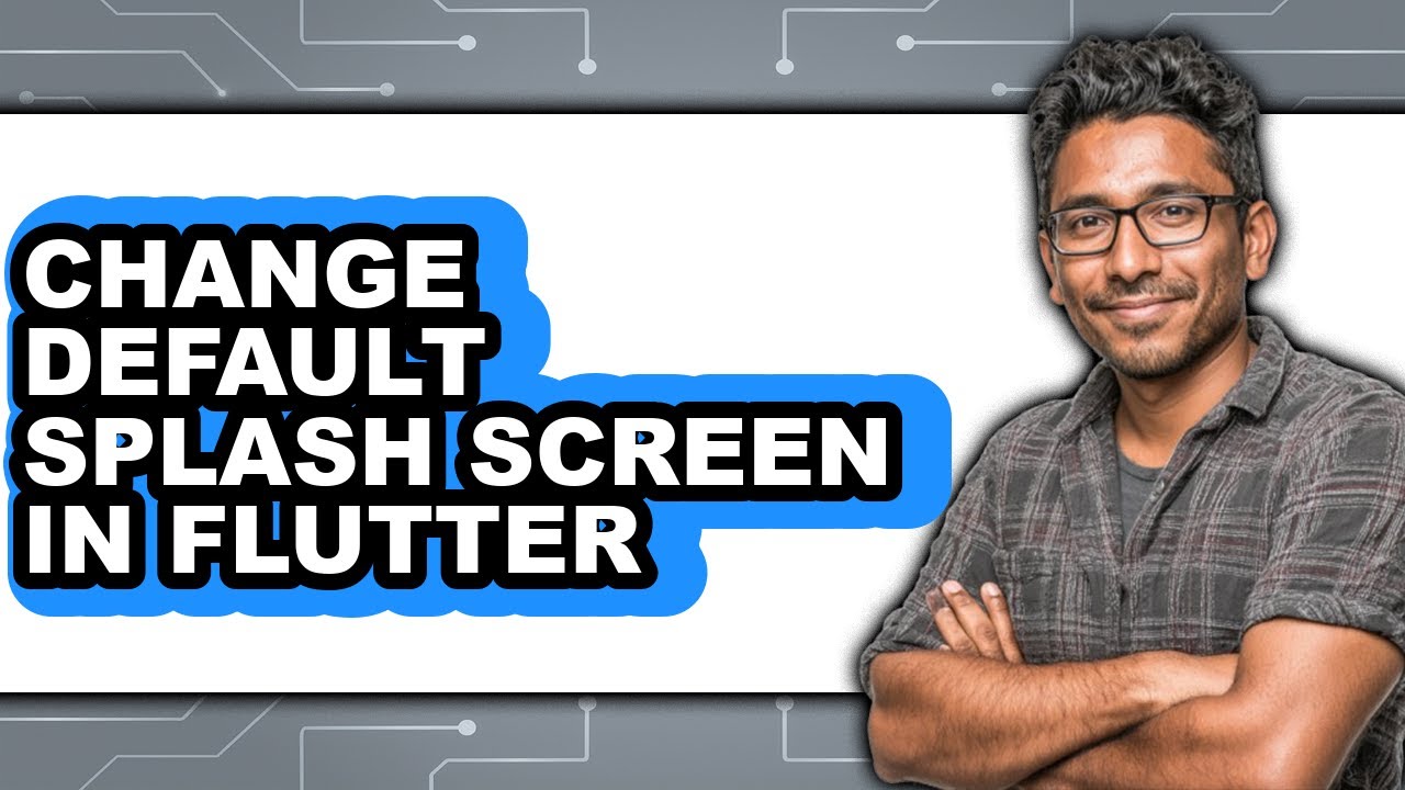 How to Change Default Splash Screen in Flutter - Full Guide - YouTube