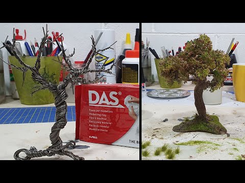 TUTORIAL / Realizzare un Albero in Fil di Ferro e DAS / How to Make a tree with metal wire and clay