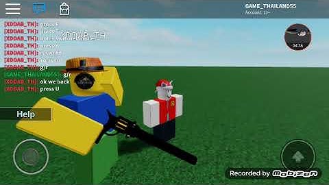 Roblox Showcase : Serverban gun remake v1 ? ! ? [Unleak]