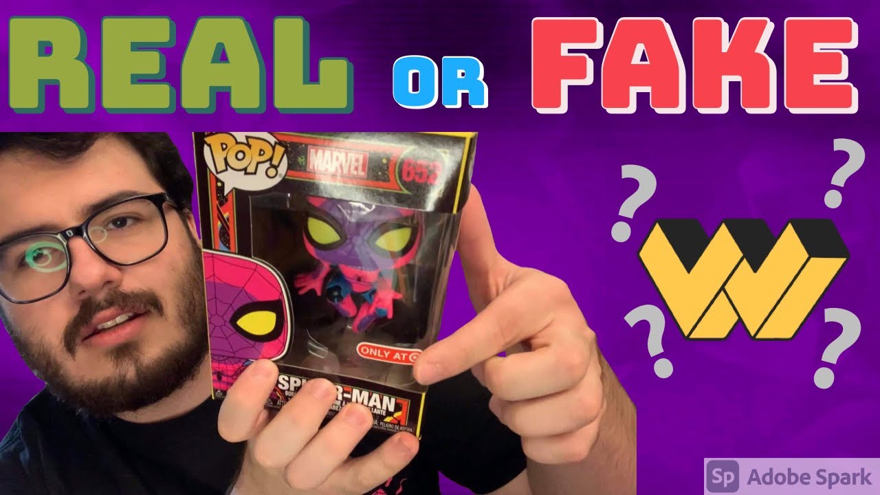 Black Light Spider-Man Funko Pop 