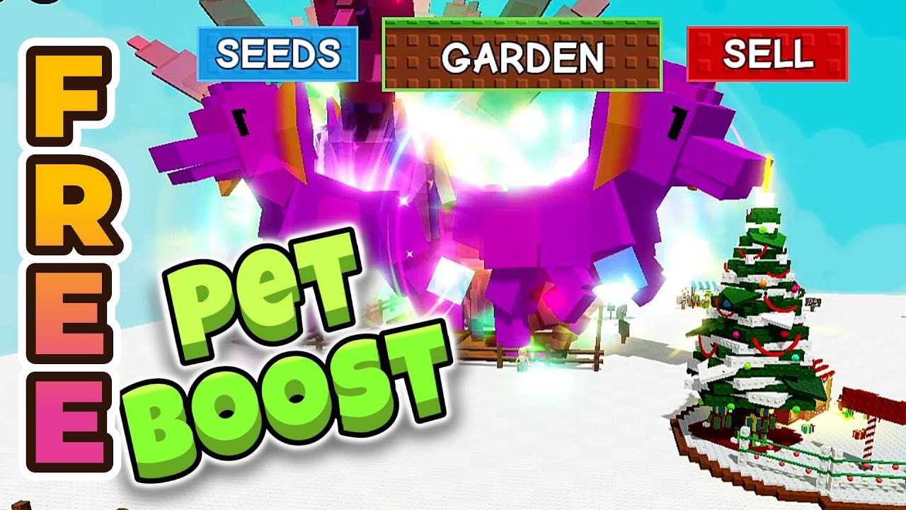Roblox Grow A Garden - FREE FREE FREE Pet Age Boost!