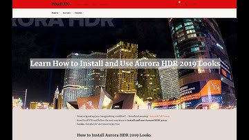 Learn How to Install Aurora HDR Looks