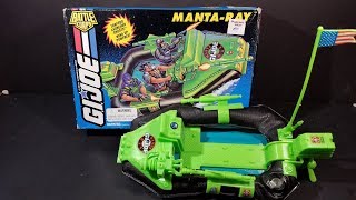 Hcc788 Quick Shot 1994 Manta Ray Vintage G.i. Joe Toy Review