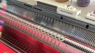 TIP FOR KNITTING RIBS ON A STANDARD GAUGE TO TRANSFER TO MID OR CHUNKY MACHINES USING DK YARN