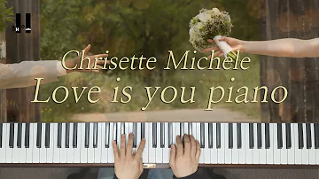 Chrisette Michele "크리셋 미셸" - Love is you piano +sheet (악보있음!!)