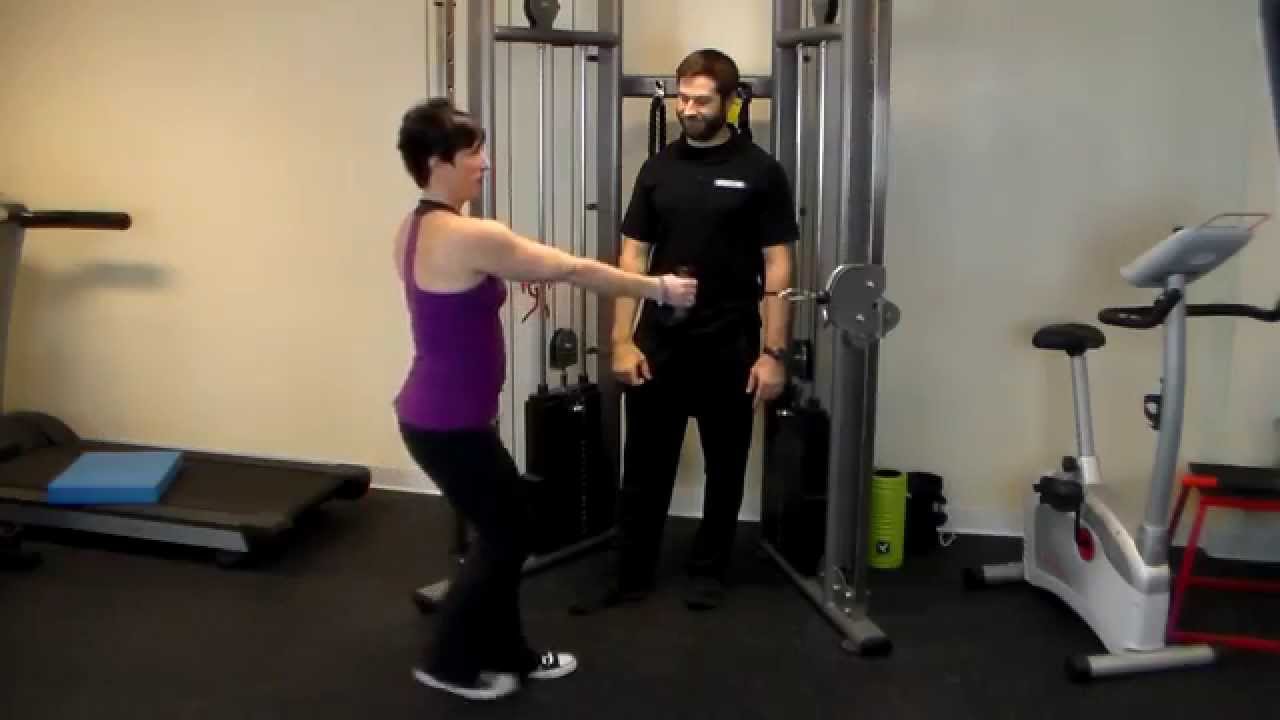 Amuse-ical™ Workout Reverse Lunge Single Arm Cable Row - YouTube