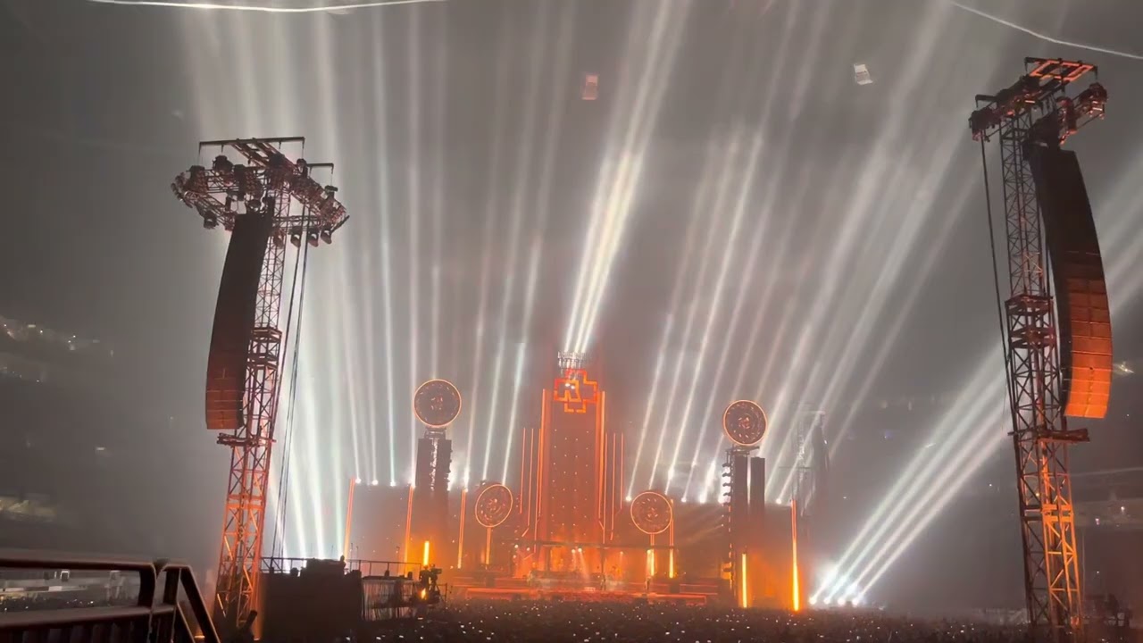 Rammstein pyrotechnics: US Bank Stadium Minneapolis Minnesota