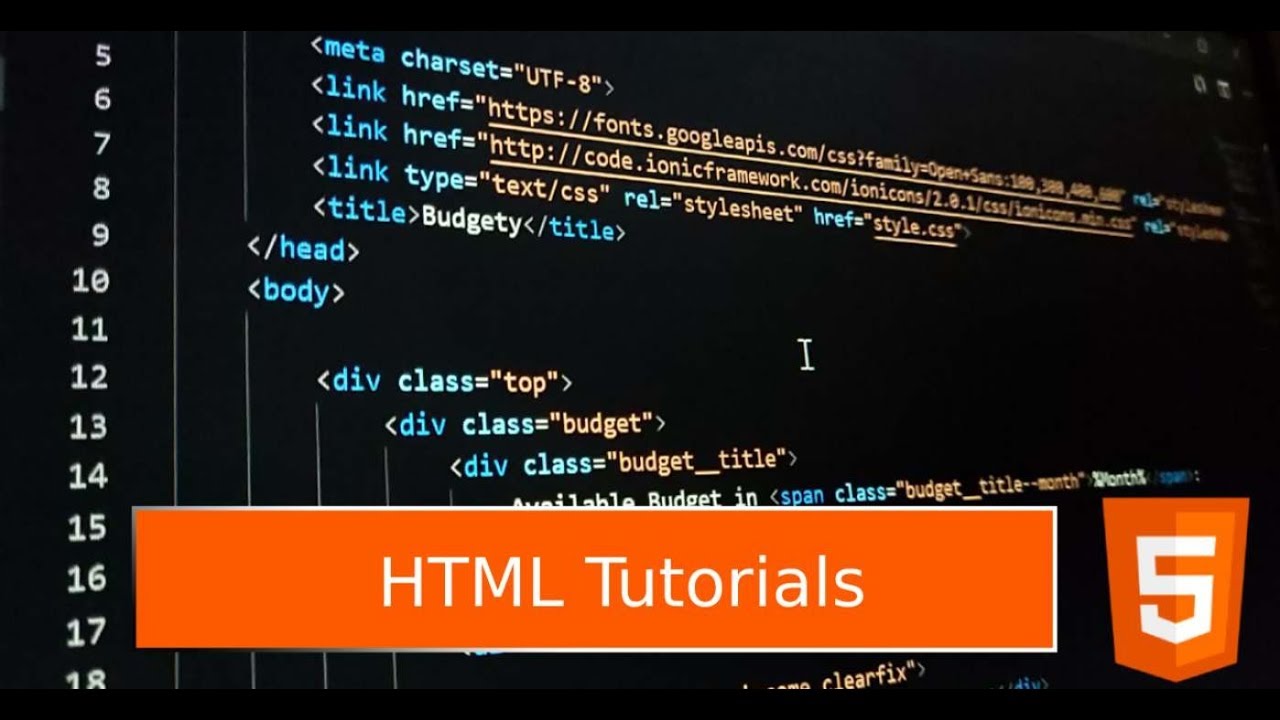 HTML TUTORIALS : PART 2 - Head and Lists