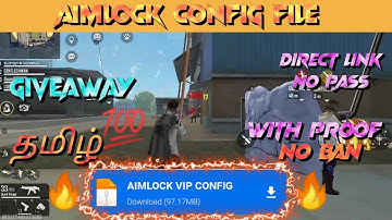 #headshot_config_file Aimlock config file in tamil | antiban | script file | no ban | with proof |