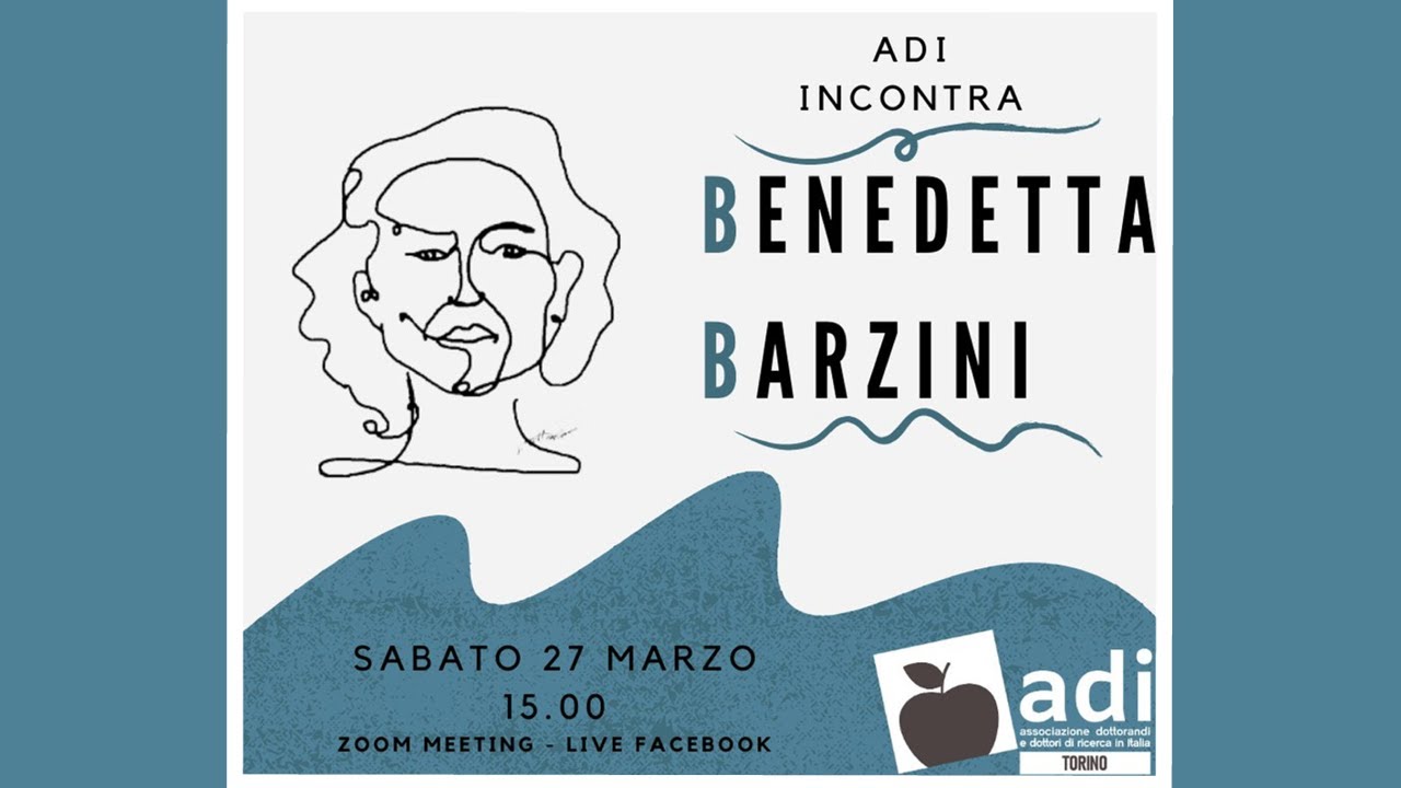 ADI Torino incontra... Benedetta Barzini (27 marzo 2021)