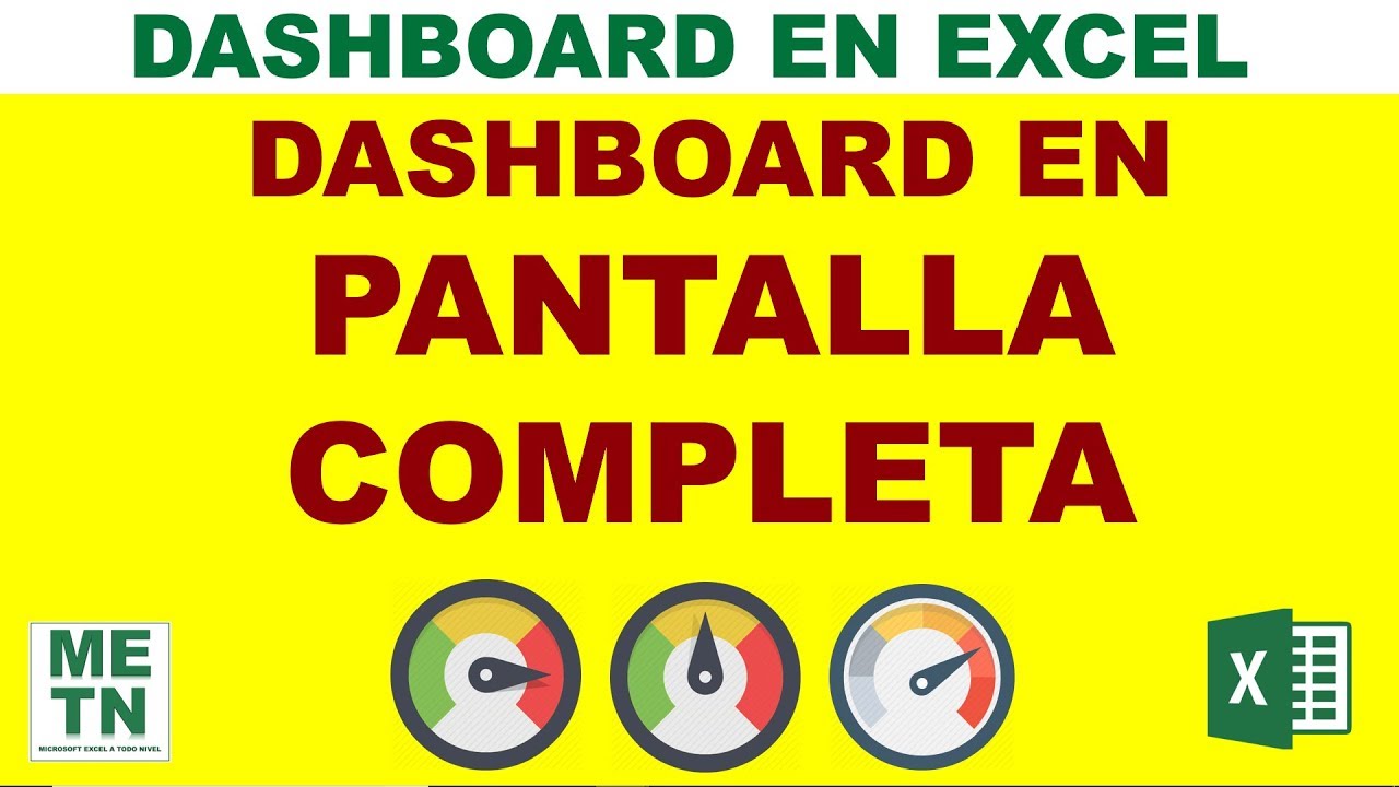 ¿Cómo hacer un dashboard en Excel? | Mostrar un dashboard en pantalla completa | Parte 8