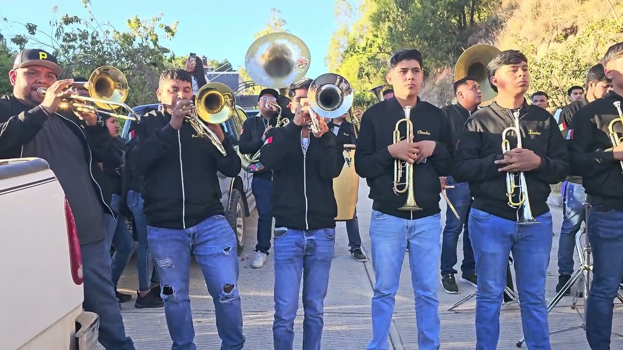 RECIBIMIENTO DE LA BANDA LA MANIFICA DE MI PUEBLO EN SAN ANDRES MONTAÑA FIESTA PATRONAL 2025