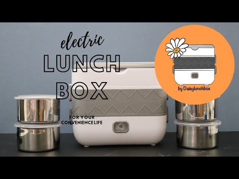 รีวิวเบาๆ ปิ่นโตไฟฟ้า กล่องอุ่นอาหารไฟฟ้าแบบพกพา หุงข้าวปริมาณน้อย Electric Lunch Box Daisylunchbox