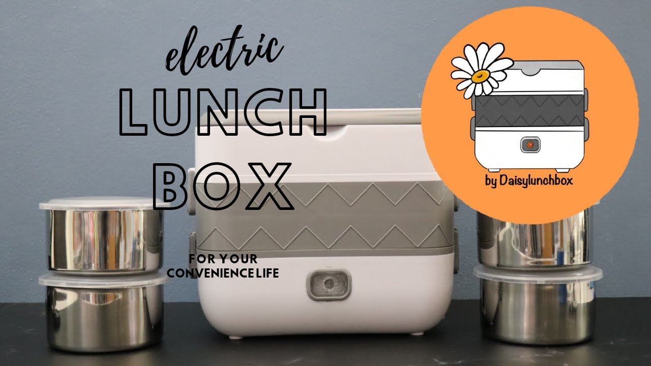 รีวิวเบาๆ ปิ่นโตไฟฟ้า กล่องอุ่นอาหารไฟฟ้าแบบพกพา หุงข้าวปริมาณน้อย Electric Lunch Box Daisylunchbox