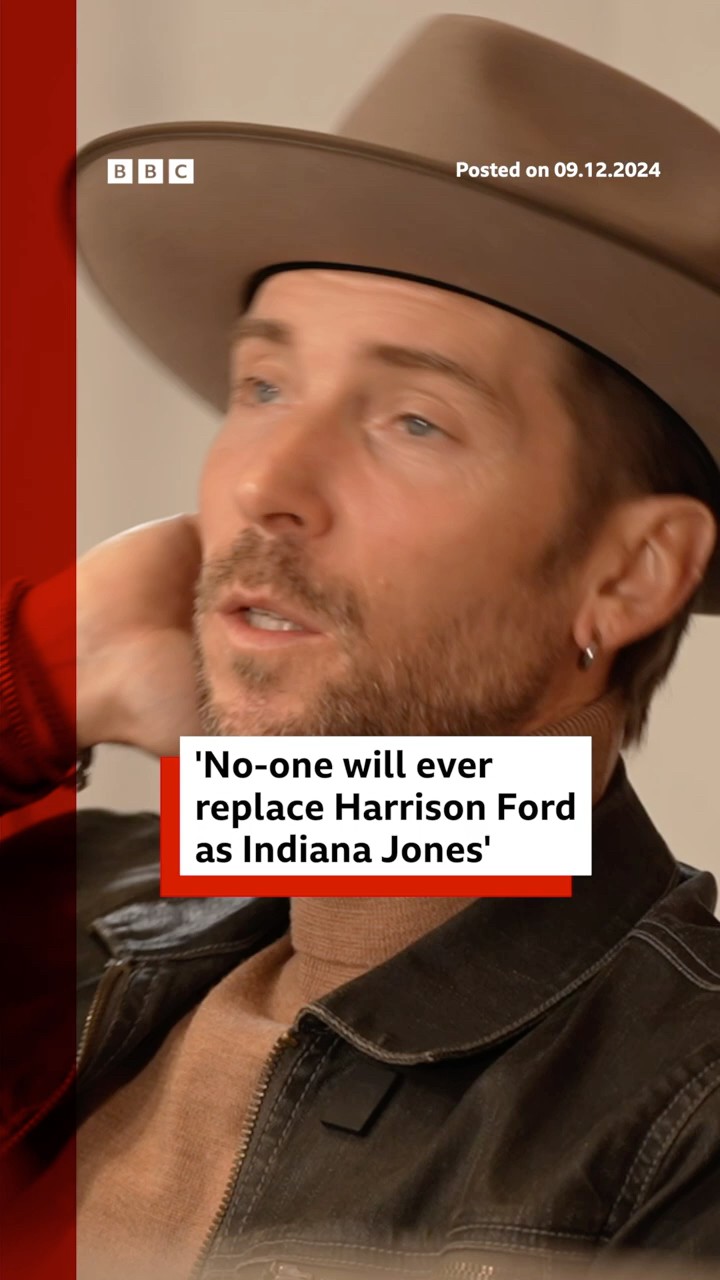 Troy Baker says 'no-one will ever replace Harrison Ford as Indiana Jones'. #BBCNews