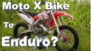 Take A MotoCross Bike and Convert to Enduro?? | Some things to consider screenshot 5
