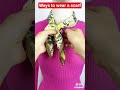ways to wear a scarf! wearing a scarf just a few seconds? ew scarf trends 2025 #styleguide