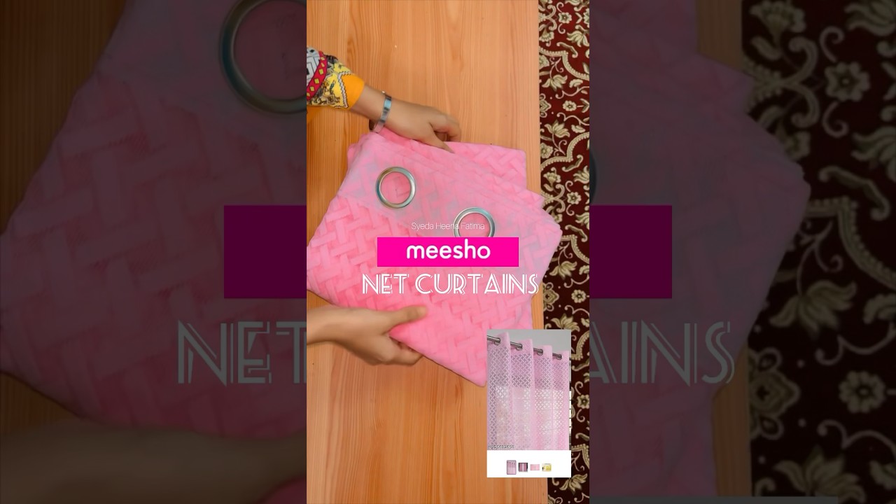 Net Curtains from Meesho 