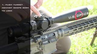 B-Series Instructional Setting Your Us Windage Knob