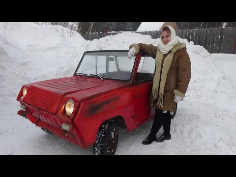 Видео: Баба заводит инвалидку в мороз -40.