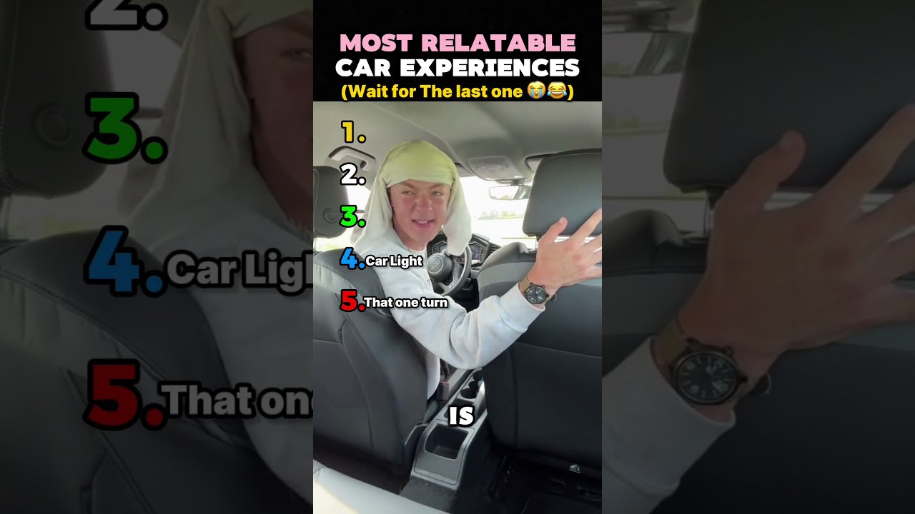 Things We All Experienced In The Car