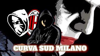 💪🔴⚫️La CURVA SUD MILANO in azione🔴⚫️💪(ACMILAN-Napoli)