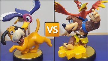 Super Smash Bros Ultimate | Amiibo Battle Duo 1v1 Duck Hunt vs Banjo and Kazooie