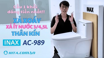 Mẫu best seller nên không cần nói quá nhiều về độ đẹp & tiện của em này | INAX AC-989