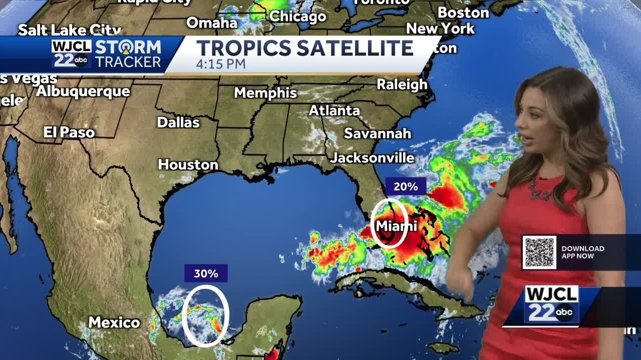 2 tropical disturbances being tracked by the National Hurricane Center ...
