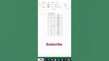 Row को Delete करने पर भी Number Sequence Change नहीं होगा  #youtubeshorts #excel #shorts #shortvideo