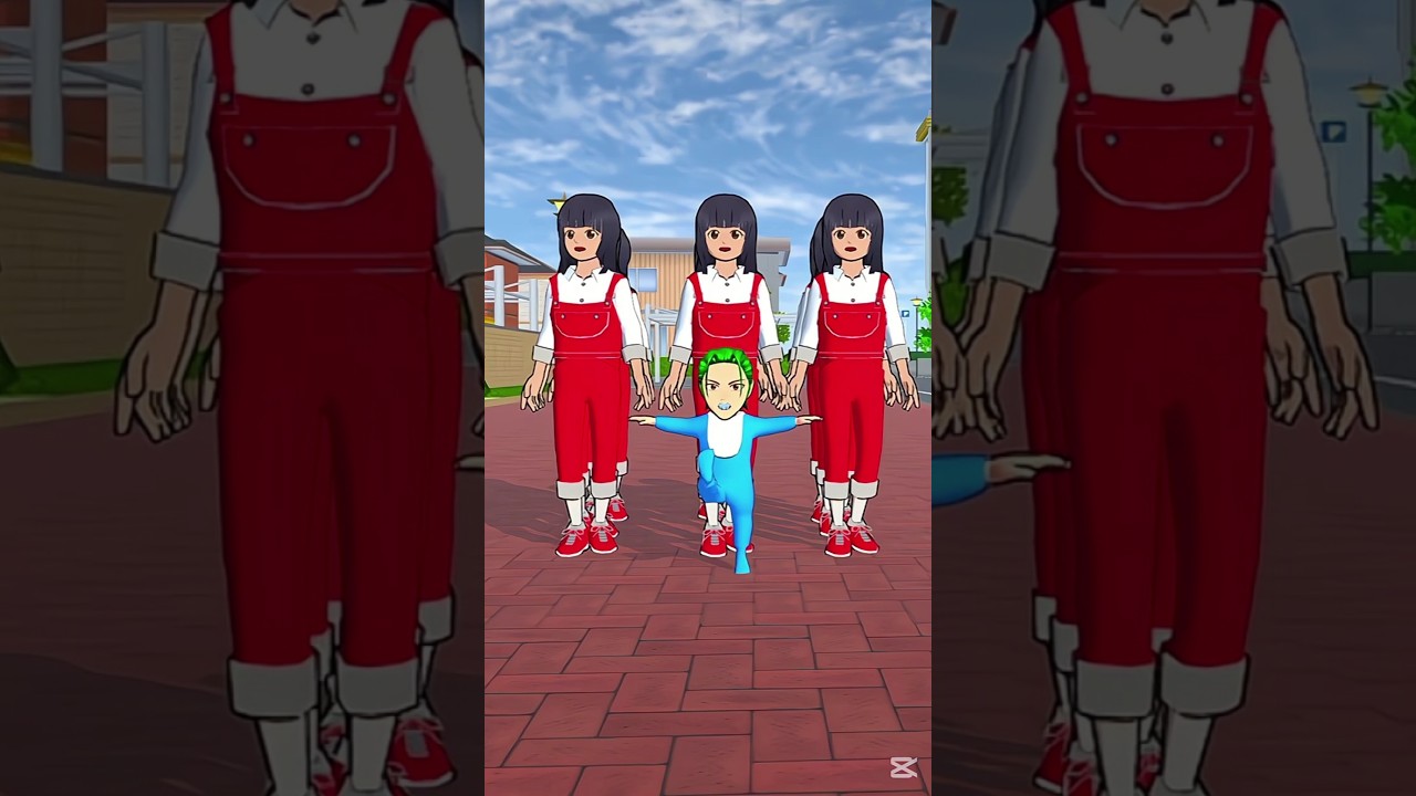 Chicken wing chicken wing l Sakura school simulator shorts 😇😅 #sakuragame #gamingfun #ssc #shorts