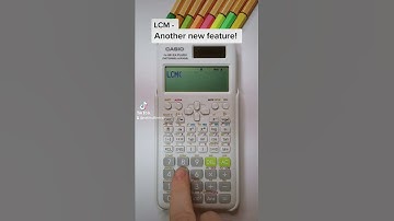 Lowest Common Multiple on the calculator. #shorts