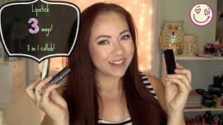 Lipstick 3 ways! 3 in 1 Collab!