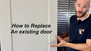 The Easiest Way to Replace An Interior Door. ￼