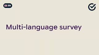 Multi-language survey