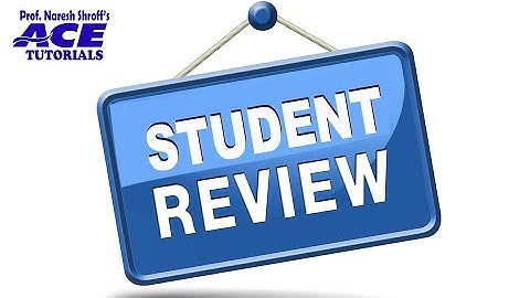 Student Review | ACE Tutorials Students Review | CS Coaching Institute