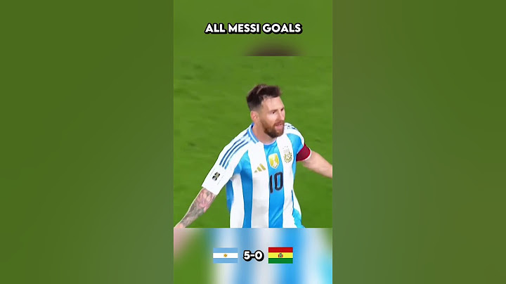 Argentina 6-0 Bolivia ALL MESSI GOALS!! MESSI HATTRICK