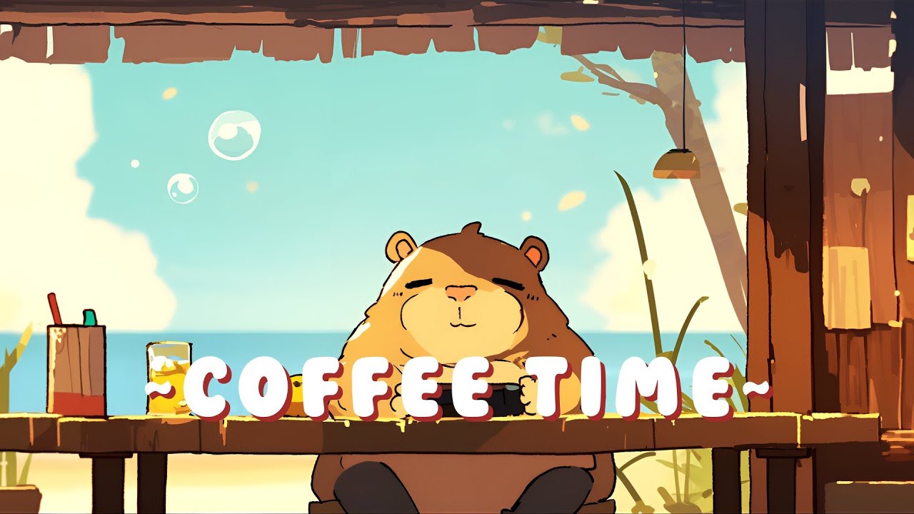 Capybara Lofi Radio | Relaxing Jazz Hop Collection 📚 🎵 | High Quality