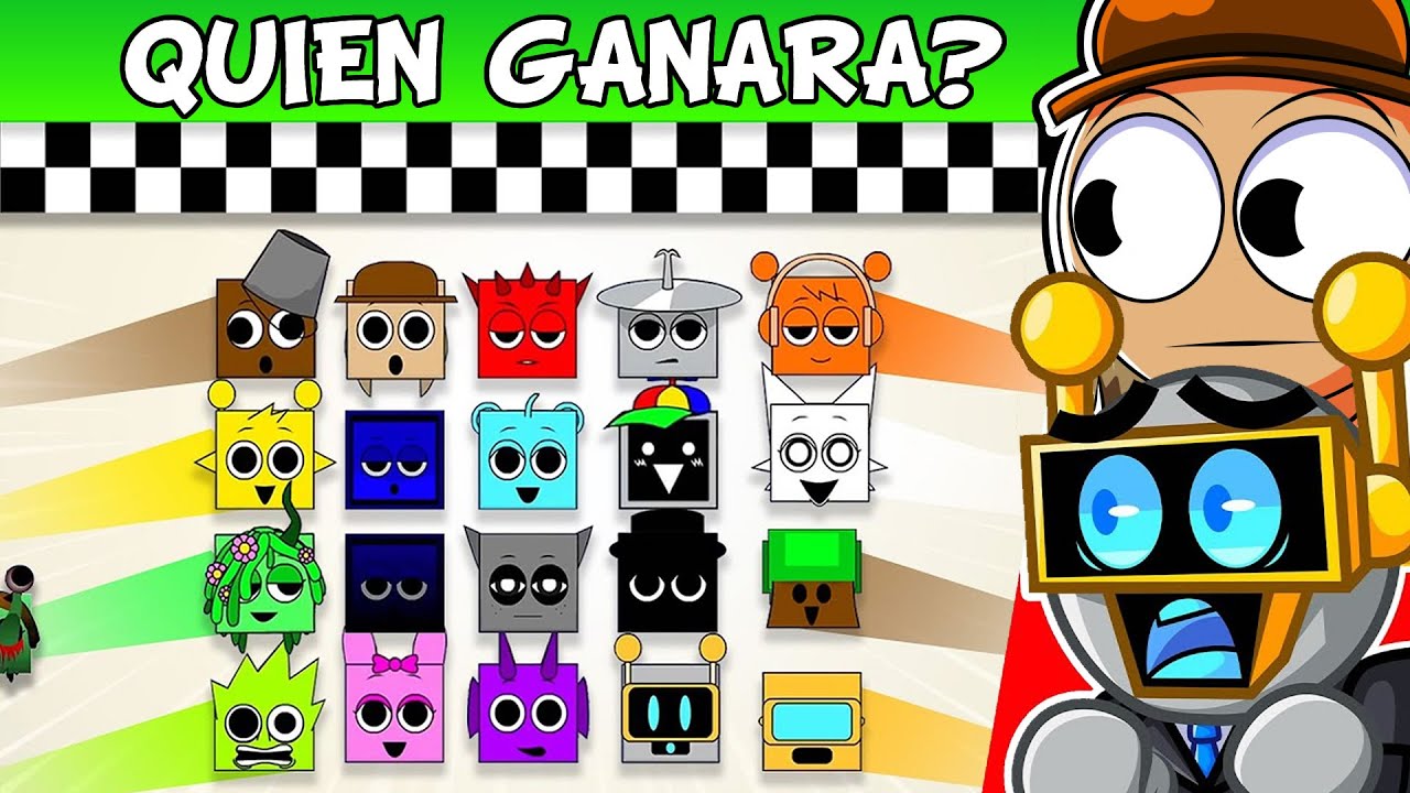 ¡BATALLA de SPRUNKIS CUADRADOS! 💥 Choques y Caos Mortal