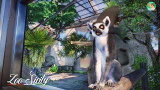 BEAUTIFUL Indoor Lemur Arena - Planet Zoo Architecture Walkthrough