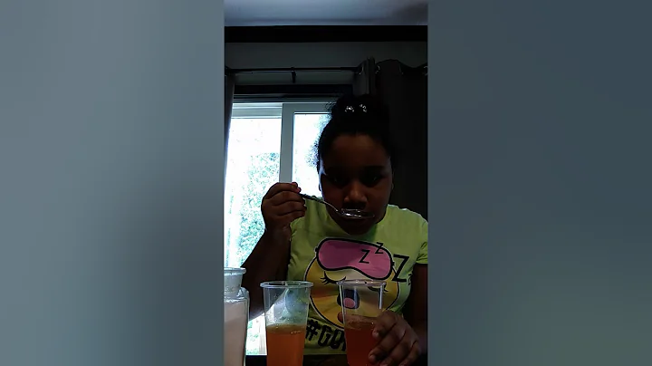 Tianna making frozen cups