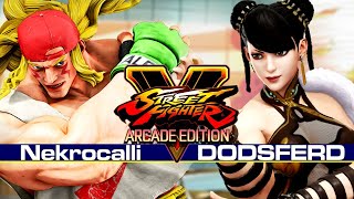 【スト5AE】 Nekrocalli [ アレックス alex ] vs [ 春麗 チュンリー chun-li ] DODSFERD 【SF5AE】