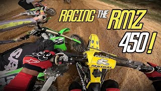 First Time Racing A RMZ450 GoPro POV