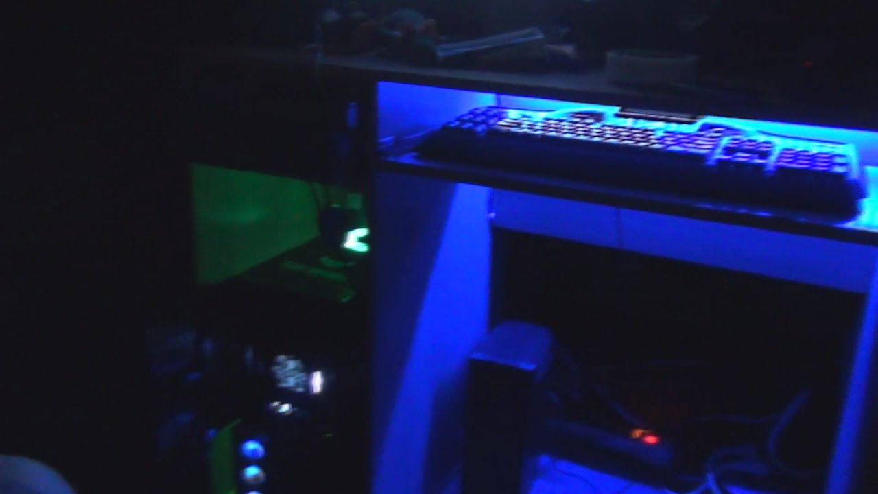 PC modding Led strips ( outside the case :) ) - YouTube
