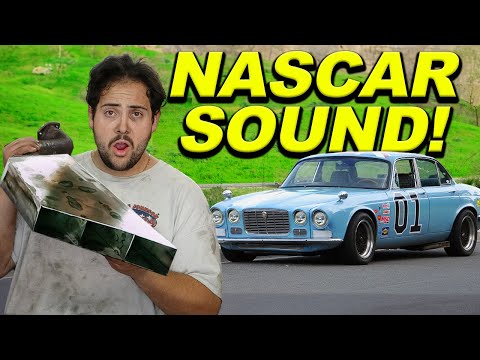 I Put A NASCAR Exhaust on my Corvette-Powered Jaguar… It Sounds Insane!