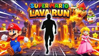 SUPER MARIO LAVA RUN 🔥 Bowser's Castle Escape | Immersive Interactive Warm Up | Fitness Workout 🏃‍♂️ screenshot 5