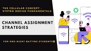 Channel Assignment Strategies | Wireless and Networks Communication | Cellular Networks #engineering