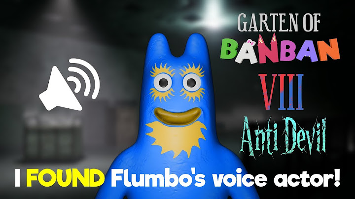 I FOUND Flumbo's voice actor! (Garten of Banban 8)