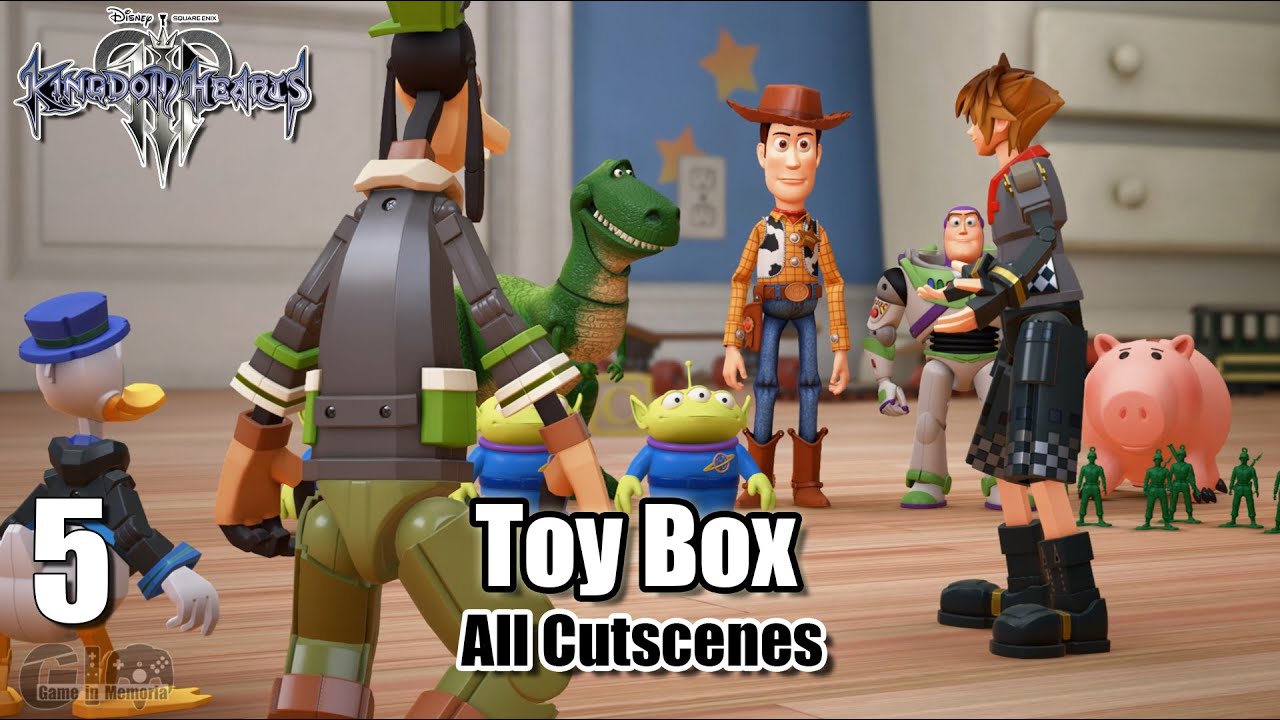 Kingdom Hearts III 5 Toy Box All Cutscenes [1080p] YouTube