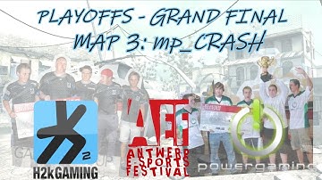 qLimAxzU POV - AEF 2010 - H2k vs POWER GAMING GRAND FINAL map 3 mp_crash (15-16) cod4 promod